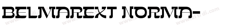BelmarExt Norma字体转换